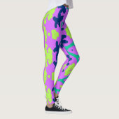 Levendige veelkleurige "Ratti_Creative_Arts" Leggi Leggings (Rechts)