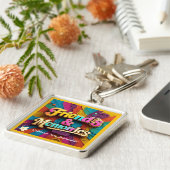 "Levendige verbindingen" Sleutelhanger (Zijkant)