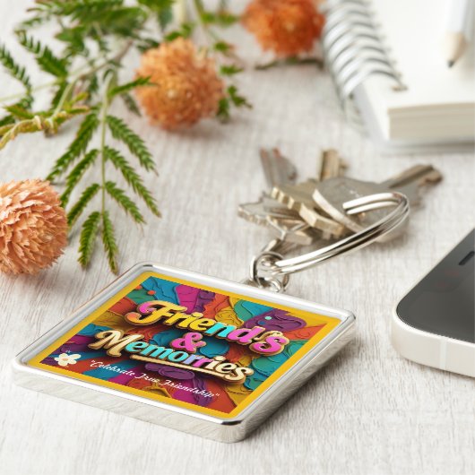 "Levendige verbindingen" Sleutelhanger (Zijkant)