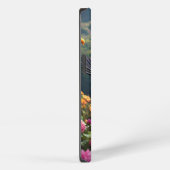 "Levendige veren" iPhone Hoesje (Rechterkant)