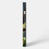 "Levendige veren" iPhone Hoesje (Linkerkant)