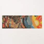 Levendige vergezichten: een weg naar vrede yogamat (Achterkant (horizontaal))