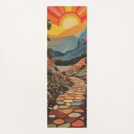 Levendige vergezichten: een weg naar vrede yogamat