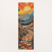 Levendige vergezichten: een weg naar vrede yogamat (Achterkant)