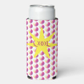 Levendige verloop parel cirkels. seltzer blikjeskoeler (Seltzer Voorkant)
