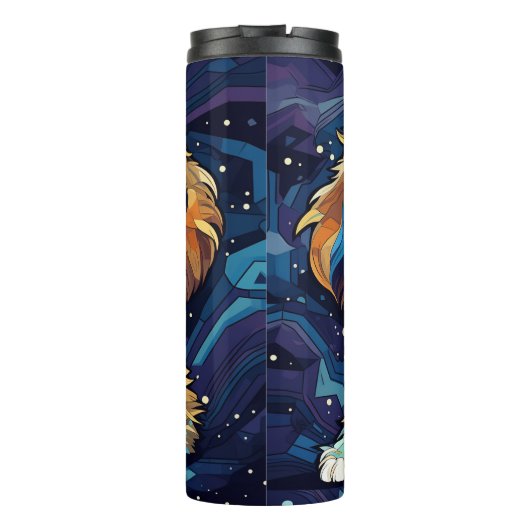 Levendige vibes, hond thermosbeker (Achterkant)