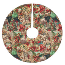 Levendige Victoriaanse Kerstcollage