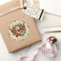 Levendige Victoriaanse Kerstcollage