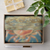 Levendige Vintage Bloem Koningskrab Decoupage Tissuepapier (Geschenk)