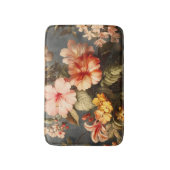 Levendige Vintage Bloemstuk Badmat (Voorkant Verticaal)