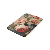 Levendige Vintage Bloemstuk Badmat (Gekanteld)