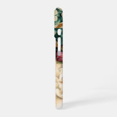 Levendige Vintage Bloemstuk iPhone 16 Hoesje (Linkerkant)