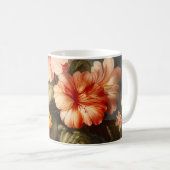 Levendige Vintage Bloemstuk Koffiemok (Voorkant rechts)