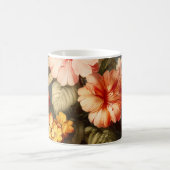 Levendige Vintage Bloemstuk Koffiemok (Center)