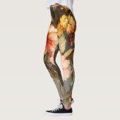 Levendige Vintage Bloemstuk Leggings (Links)