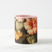 Levendige Vintage Bloemstuk Mok (Midden)