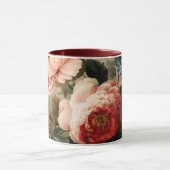 Levendige Vintage Bloemstuk Mok (Midden)
