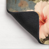 Levendige Vintage Bloemstuk Muismat (Hoek)