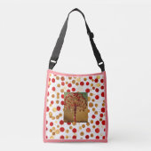 "Levendige visies: all-over print medium cross bod Crossbody Tas (Voorkant)