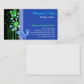 Levendige visitekaartjes van vis en watergras. (Voorkant / Achterkant)