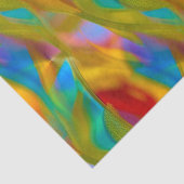 Levendige vlam Abstract glas ontkoppelen Tissuepapier (Detail)