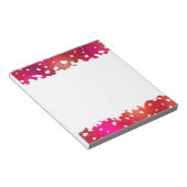 Levendige vliegende hartgrens - Notitieblok (Schuin)