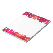 Levendige vliegende hartgrens - Notitieblok (Linkerzijde)