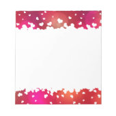 Levendige vliegende hartgrens - Notitieblok (Voorkant)