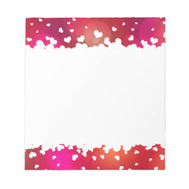 Levendige vliegende hartgrens - Notitieblok