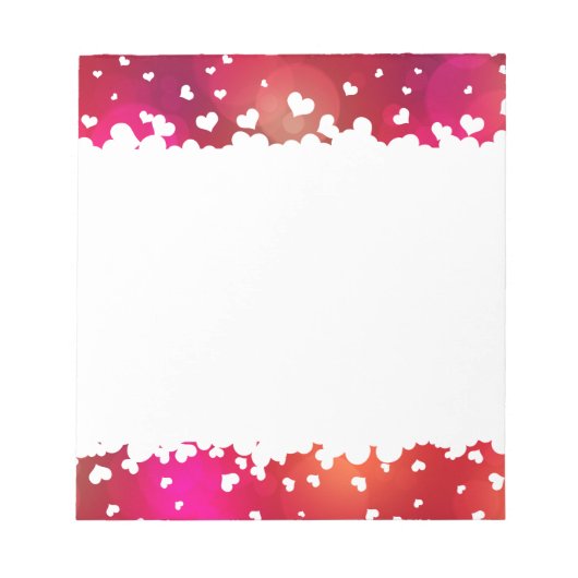 Levendige vliegende hartgrens - Notitieblok (Voorkant)