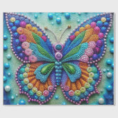 Levendige Vlinder 5D Diamant Schilderij Kit DIY Ku Cadeaupapier (Vlak)