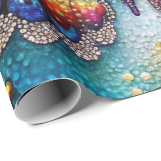 Levendige Vlinder 5D Diamant Schilderij Kit DIY Ku Cadeaupapier (Rol Hoek)