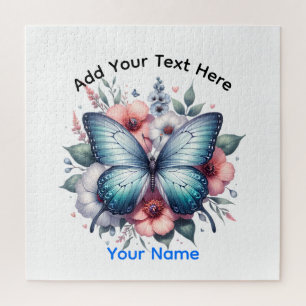 Levendige Vlinder Bloemenboeket Kunst-96283 Legpuzzel