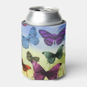 Levendige vlinder Koelbox Blikjeskoeler (Blikje Voorkant)