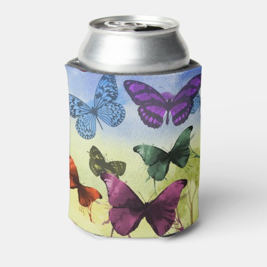 Levendige vlinder Koelbox Blikjeskoeler (Blikje Achterkant)