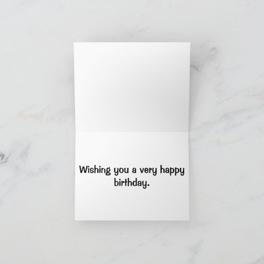 Levendige vlinderkunst Happy Birthday Kaart (Binnen)