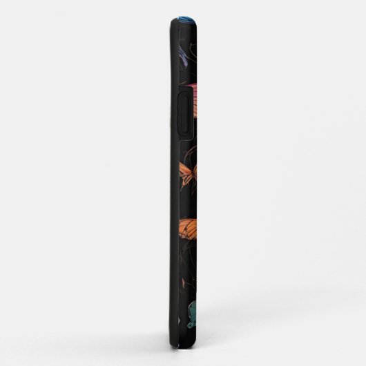 Levendige vlinders monogram Case-Mate iPhone case (Achterkant/rechts)