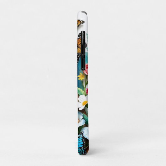Levendige vlindertuin | Geïnspireerd voorjaarsontw Case-Mate iPhone Case (Achterkant/links)