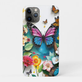 Levendige vlindertuin | Geïnspireerd voorjaarsontw Case-Mate iPhone Case