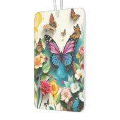 Levendige vlindertuin | Geïnspireerd voorjaarsontw Luchtverfrisser (Links)