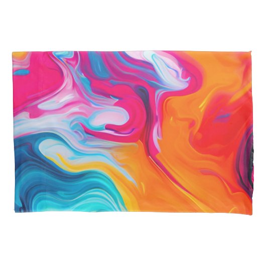 Levendige vloeibare kunstwerken kussensloop (Voorkant)