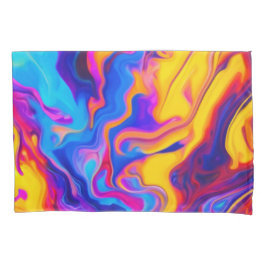 Levendige vloeibare kunstwerken kussensloop