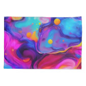 Levendige vloeibare kunstwerken kussensloop (Achterkant)