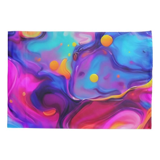 Levendige vloeibare kunstwerken kussensloop (Achterkant)