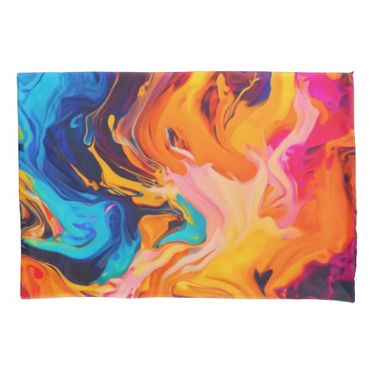 Levendige vloeibare kunstwerken kussensloop (Voorkant)