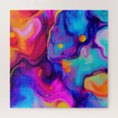 Levendige vloeibare kunstwerken legpuzzel (Horizontaal)