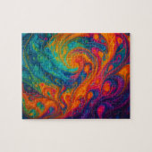 Levendige vloeiende kunst legpuzzel (Horizontaal)