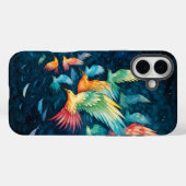 Levendige vogels Case-Mate iPhone case (Achterkant (horizontaal))