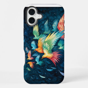 Levendige Vogels iPhone 16 Plus Hoesje