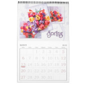 Levendige volledige lengte Tulp Tuin 12 maanden Kalender (Mar 2016)